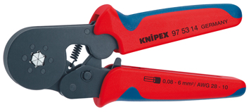 Щипцы обжимные рычажные для гильз Knipex 97 53 14