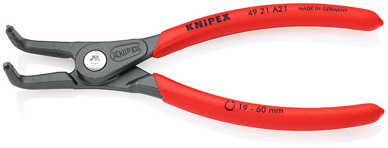 Прецизионные щипцы для стопорных колец Knipex 49 21 A21