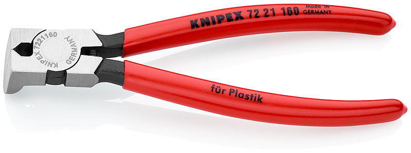 Кусачки боковые для пластмассы Knipex 72 21 160