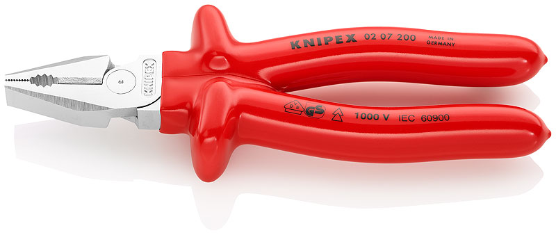 Плоскогубцы комбинированные особой мощности Knipex 02 07 200