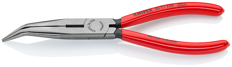 Плоские круглогубцы с режущими кромками Knipex 26 21 200